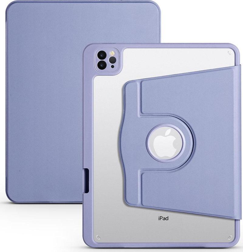 iPad Air 11 2025 M3 Kılıf Termik Kalem Bölmeli Dönebilen Standlı Kılıf