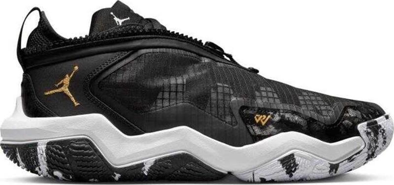 Air Jordan WHY NOT 6 (GS) MİD Unisex Basketball Shoes Black Unisex Bilekli Basketbol Ayakkabısı Siyah