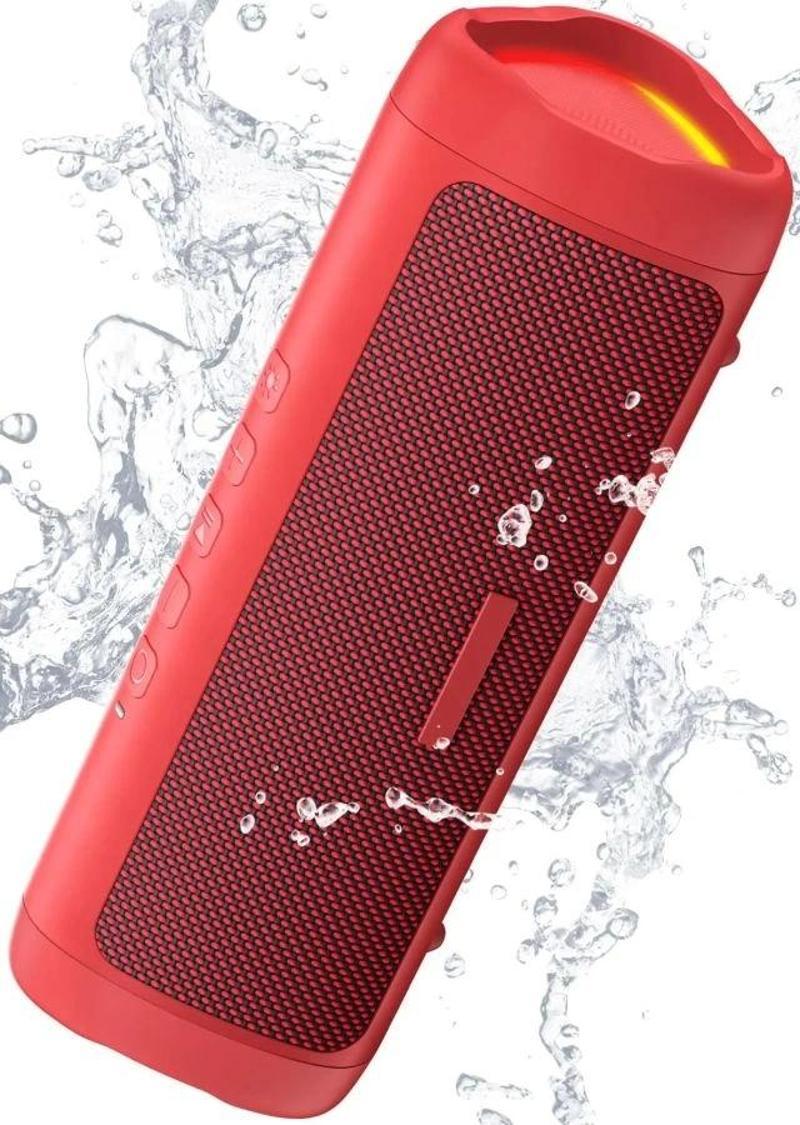 HD Ses Özellikli Bluetooth Hoparlör Kırmızı