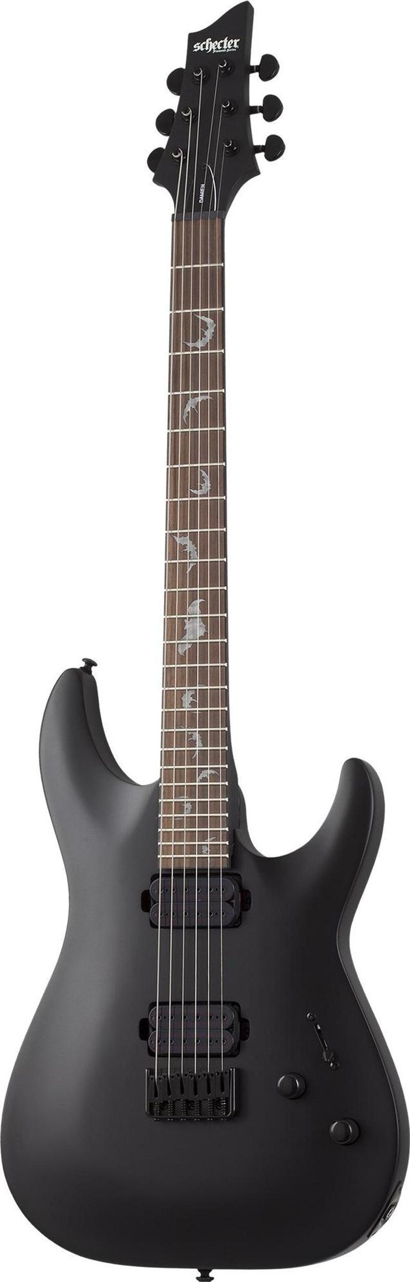 Damien-6 Elektro Gitar (Satin Black)