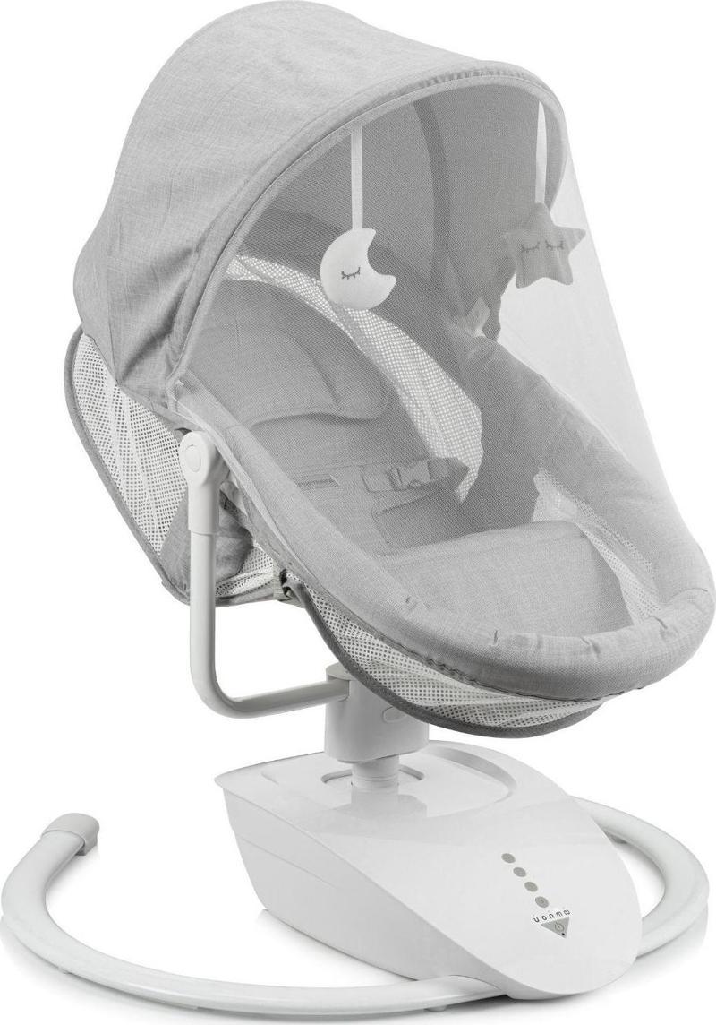 Poppypapa Fluppy Lüks Elektrikli 3D Multi Fonksiyonel Otomatik Sallanan Ana Kucağı Beşik