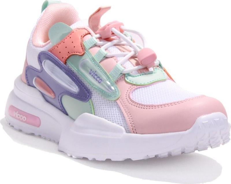 Cecelia 346F25Y167 Pudra Ortopedik Günlük Kız Çocuk Spor Ayakkabı