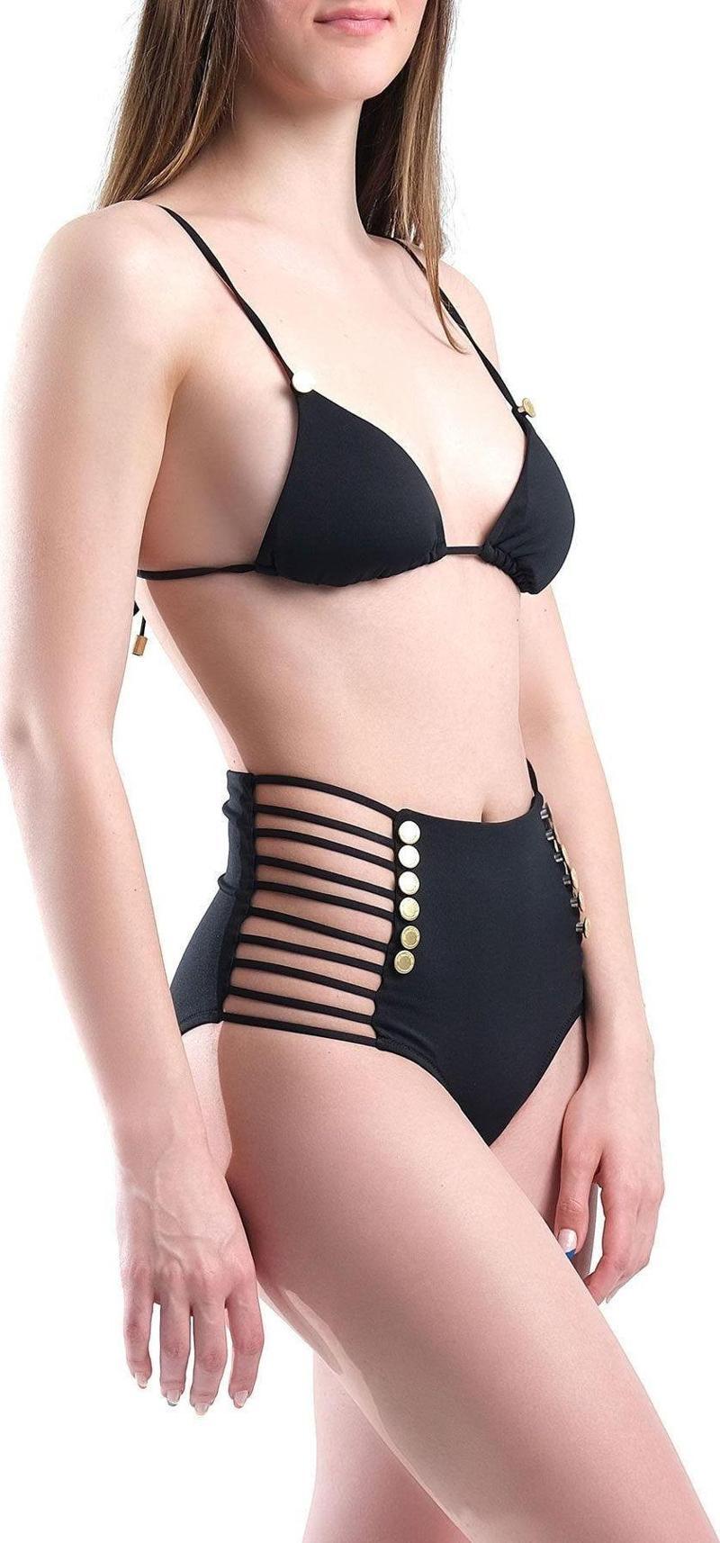 Bikini Takımı Yüksek Bel - Brooklyn Black