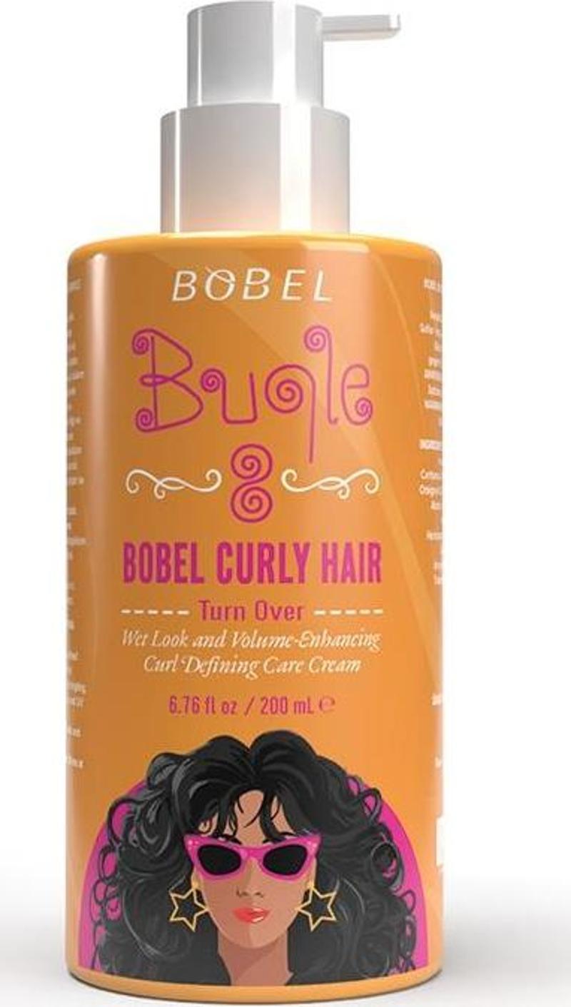 Buqle-8 Islak Görünüm ve Hacim Veren Bukle Belirginleştirici Vegan Bakım Kremi 200 ml