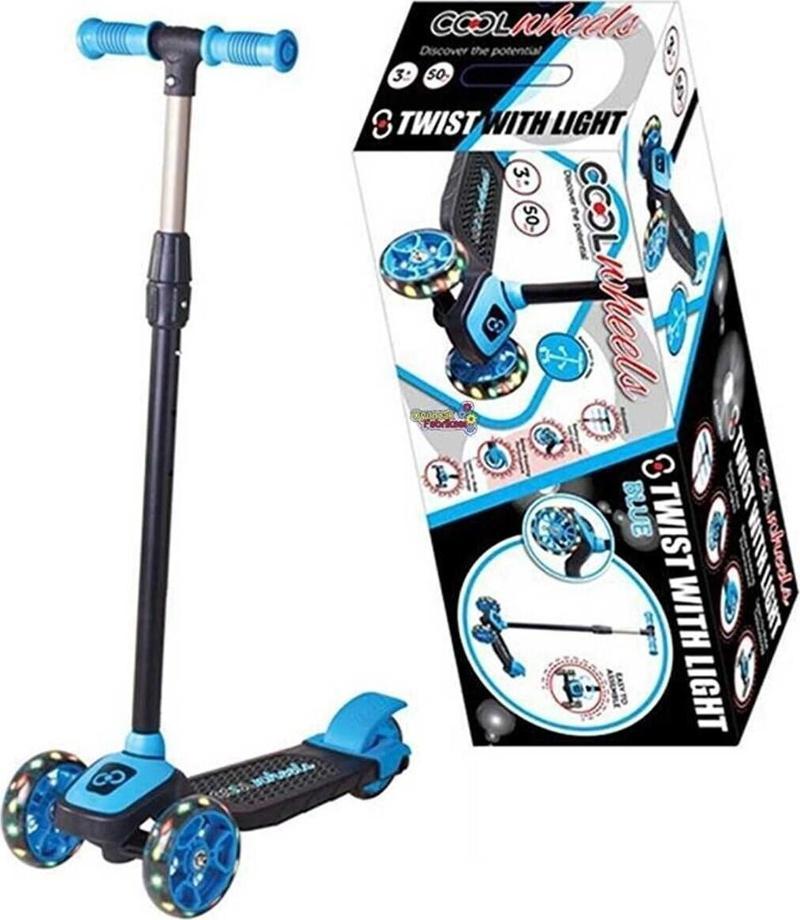 Işıklı Scooter Mavi LED Işıklı Scooter