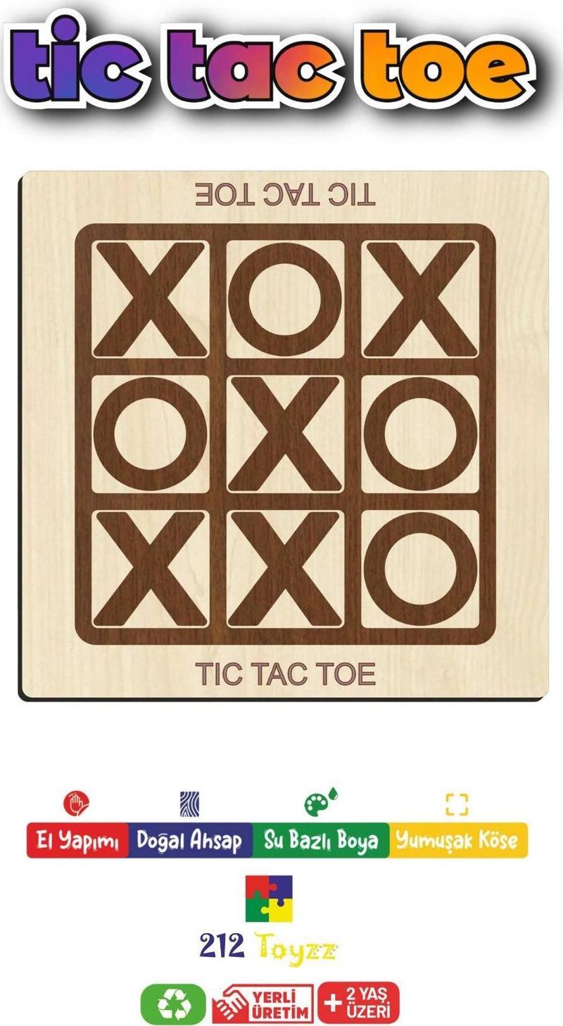 Tıc-Tac-Toe Strateji Oyunu (Tic-Tac-Toe, Xox, Oxo)