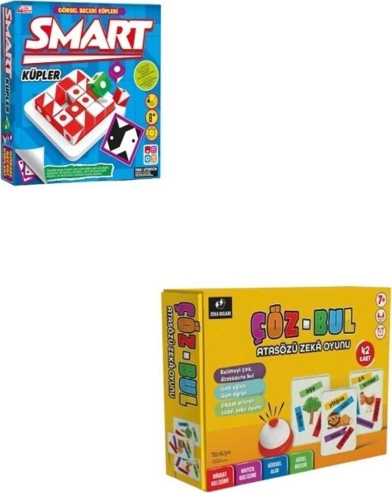 Smart Küpler & Çöz Bul Atasözü ( Atasözü Kelime Oyunu, Smart Küpler, Qbitz, Görsel Algı )