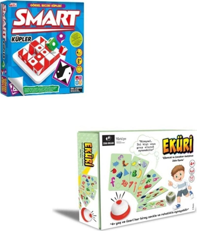 Smart Küpler & Eküri ( Görsel Beceri Oyunu, Smart Küpler, Qbitz, Eşleştirme )