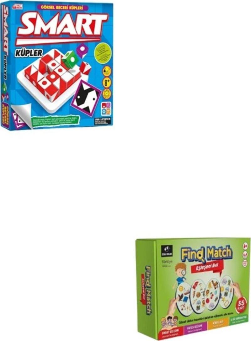 Smart Küpler & Find Match ( Eşleştirme Oyunu, Smart Küpler, Qbitz, Dobble )