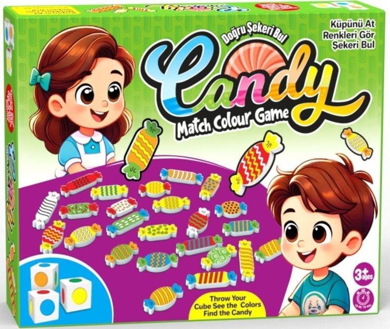 Candy Şeker Eşleştirme - Eğlenceli Ve Eğitici Kutu Oyunu