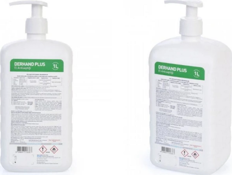 Derhand Plus El Dezenfektanı Pompasız 1 lt (Biyosidal Ruhsatlı)
