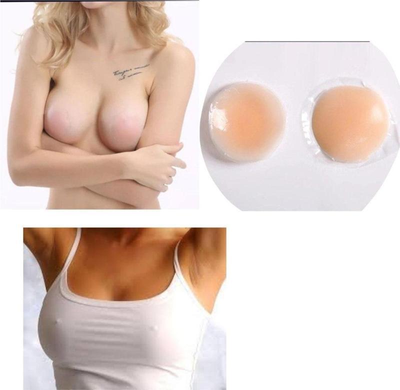 Göğüs Ucu Silikon Güğüs Ucu Kapatıcı Pad Bant Yıkanabilir Bikini Altı Kapatıcı
