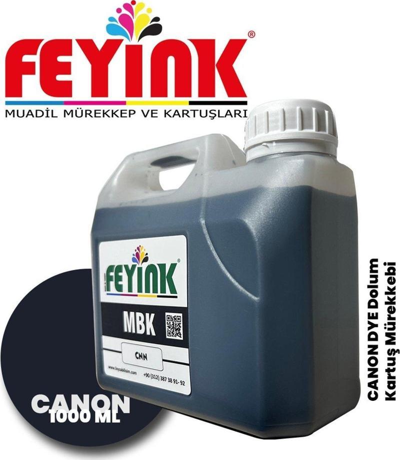 ® Canon TM-TX Serisi Plotter DYE Kartuş Dolum Mürekkebi PFI-310 PFI-710 MBK (Matt Black) -1000ml-