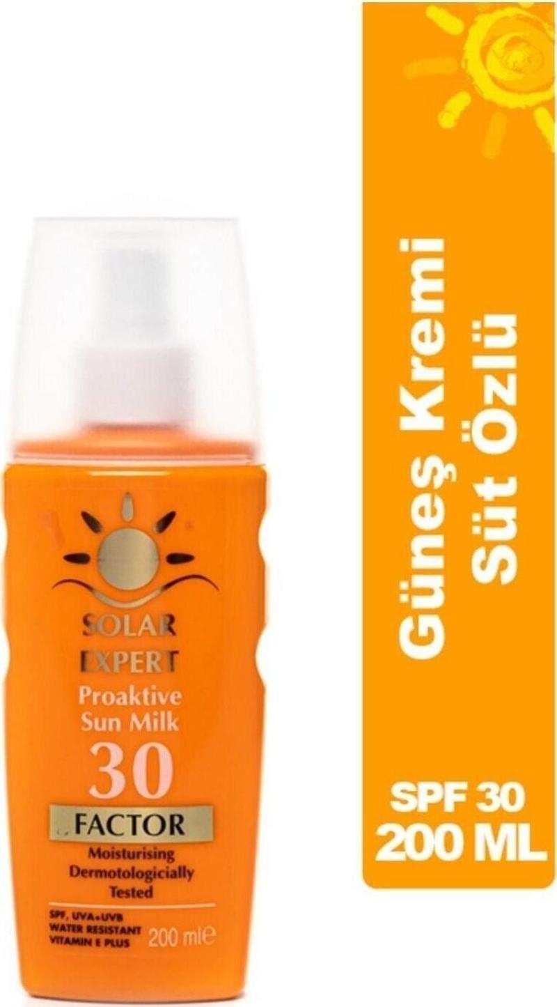 Proaktive Sun Milk Güneş Kremi Spf 30 Factor 200 Ml
