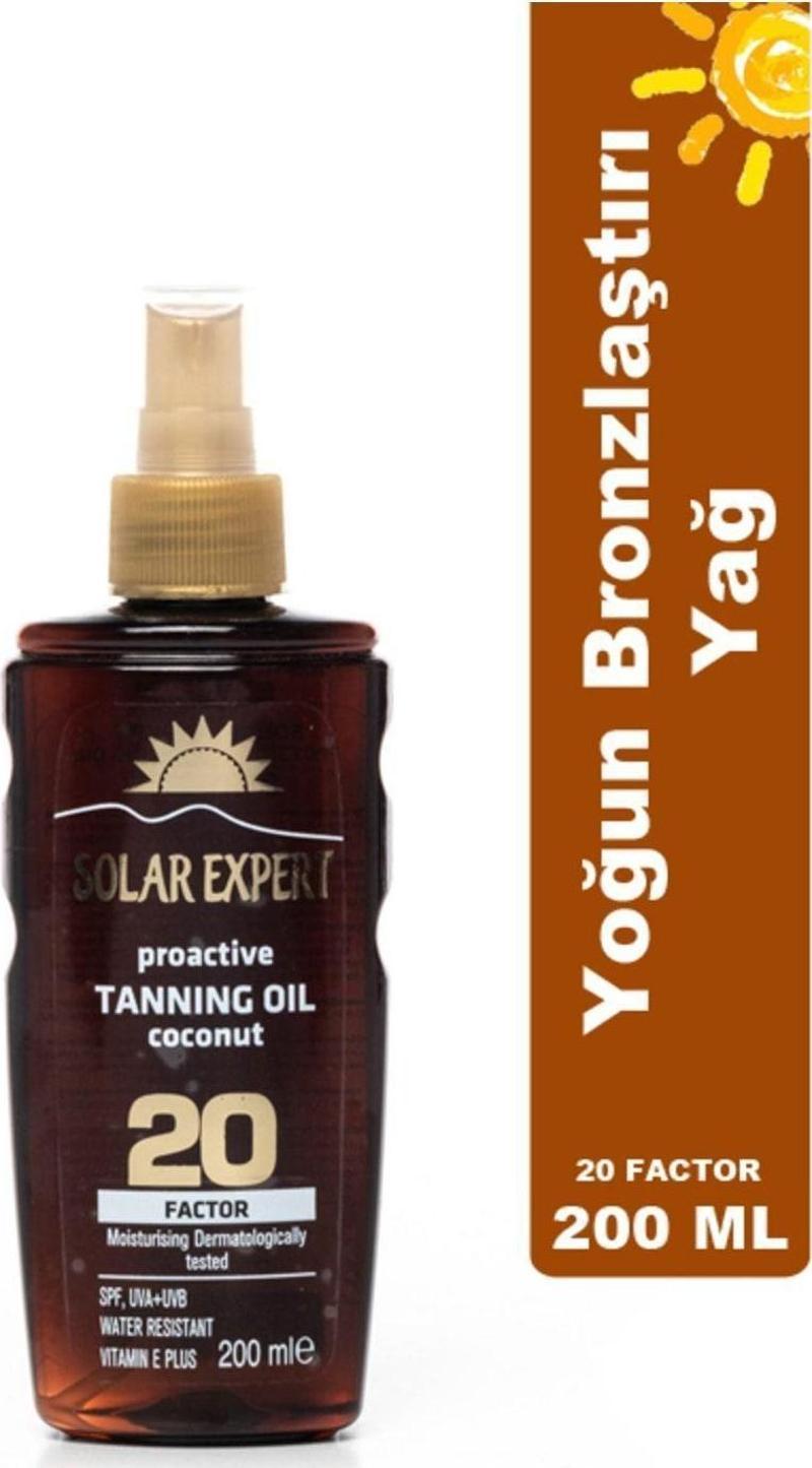 Bronzlaştırıcı Yağ 20 Factor 200 Ml