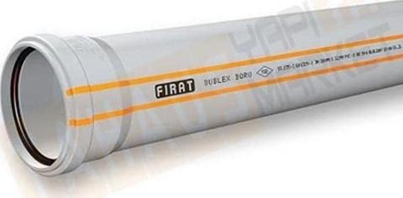 50*3000 Pvc Atık Su Borusu 3.2 mm Dublex