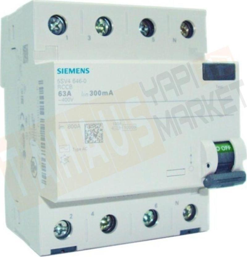 4x63a 300ma Yangın Koruma Rölesi 5sv5646-6
