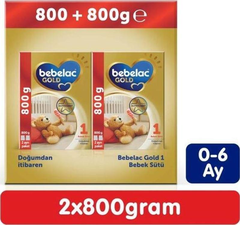 1 Bebek Sütü 1600 Gr (800 Gr + 800 Gr) 0-6 Ay