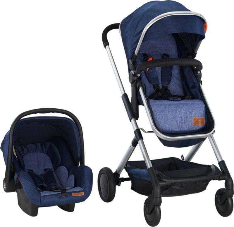 2035 Calme Travel Sistem Bebek Arabası Mavi