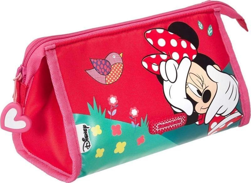 Minnie Mouse Çok Amaçlı Çanta (Kalem Kutusu Ve Tuvalet Çantası)