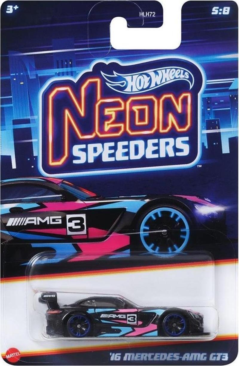 Nessiworld HLH72 Hot Wheels Neon Yarışlar Temalı Arabalar