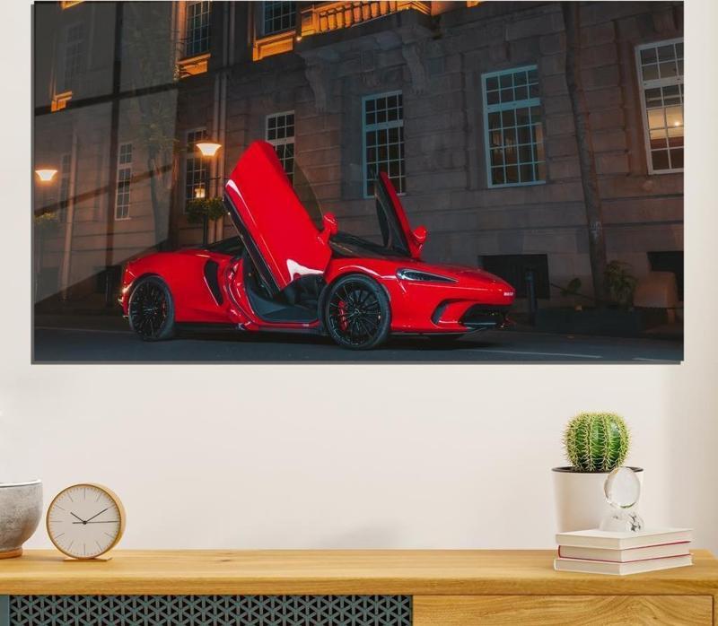 Araba Temalı Pleksi Cam Tablo Mclaren