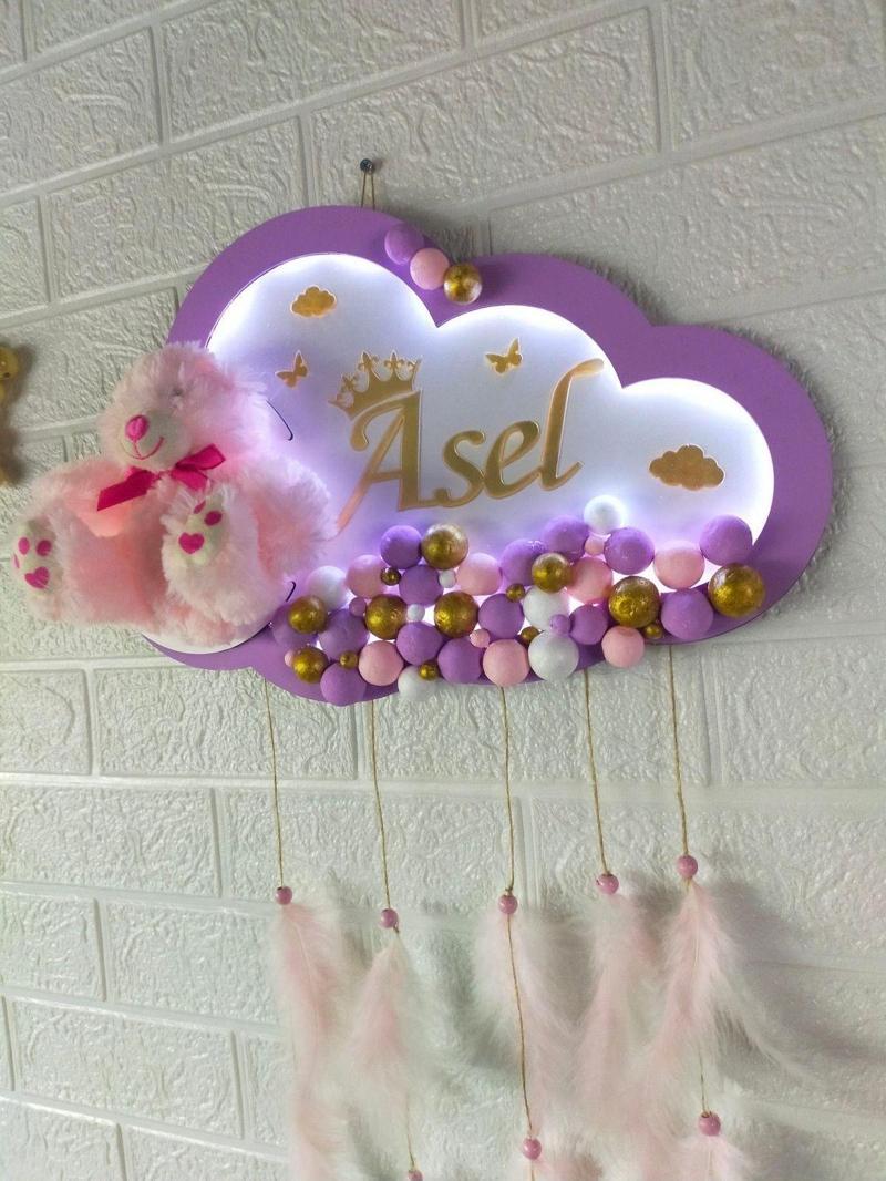 Bubble Kapı Süsü Hastane Çıkışı Ledli Dekoratif Aydınlatma