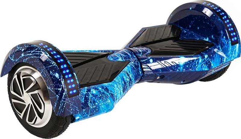 Elektrikli Kaykay Hoverboard 8.5 Inch Ledli Uzay Kasa Bluetooth Grafity 09 - Çantalı