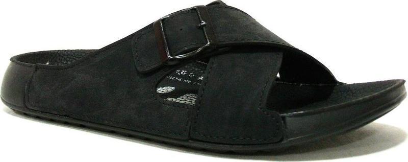 Siyah Tokalı Anatomik Comfort Terlik