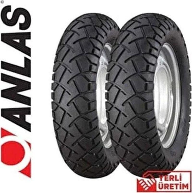 Rks Spontini Ön Arka Lastik Takımı Arka 3/50/10 -Ön 90/90/12 Anlas Mb80 -