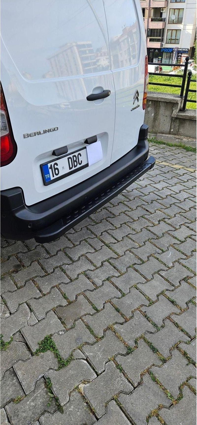 Opel Combo Arka Koruma Siyah Tampon Koruma 2019 2020 2021 2022 2023 2024 2025