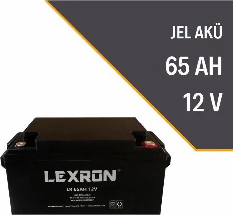 65A - 12V Elektrikli Araç Aküsü, Jel Akü