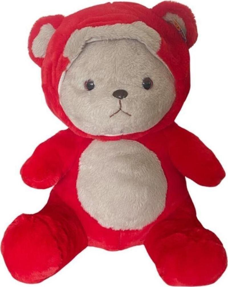 Kapşonlu Sevimli Ayıcık -50Cm
