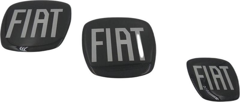 Fiat Linea Uyumlu Sticker Arma Ön Arka Direksiyon 3Lü Set