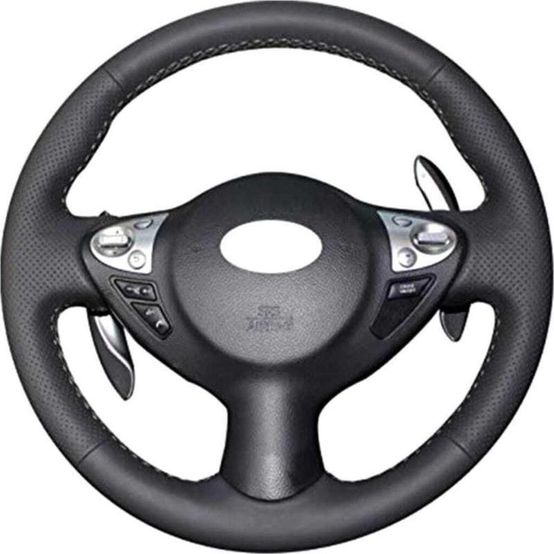 Nissan Juke Deri Direksiyon Kılıfı Araca Özel Dikmeli Dikişli
