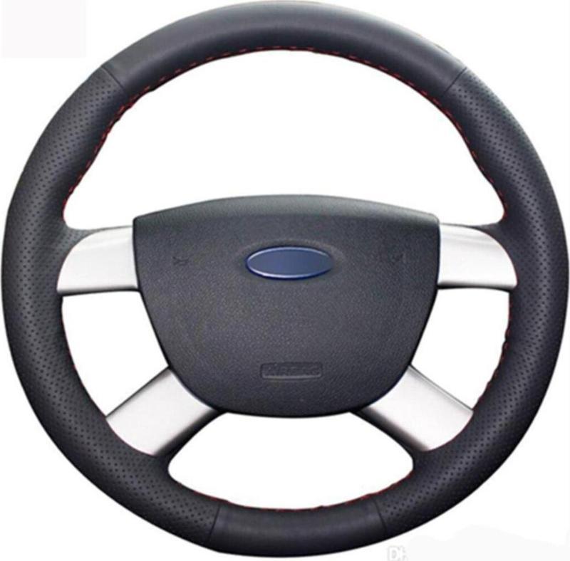 Ford Focus 2 2008-11 Için Deri Direksiyon Kılıfı Araca Özel Dikmeli