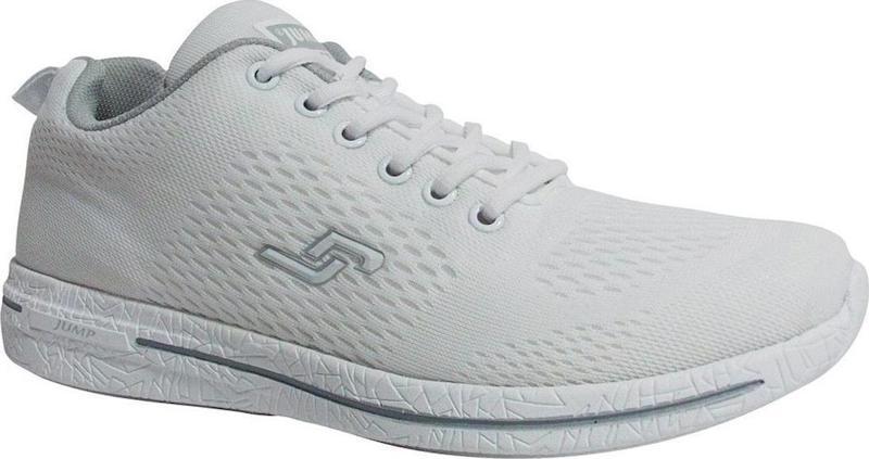 Beyaz Sneaker Bağcıklı Spor Ayakkabı