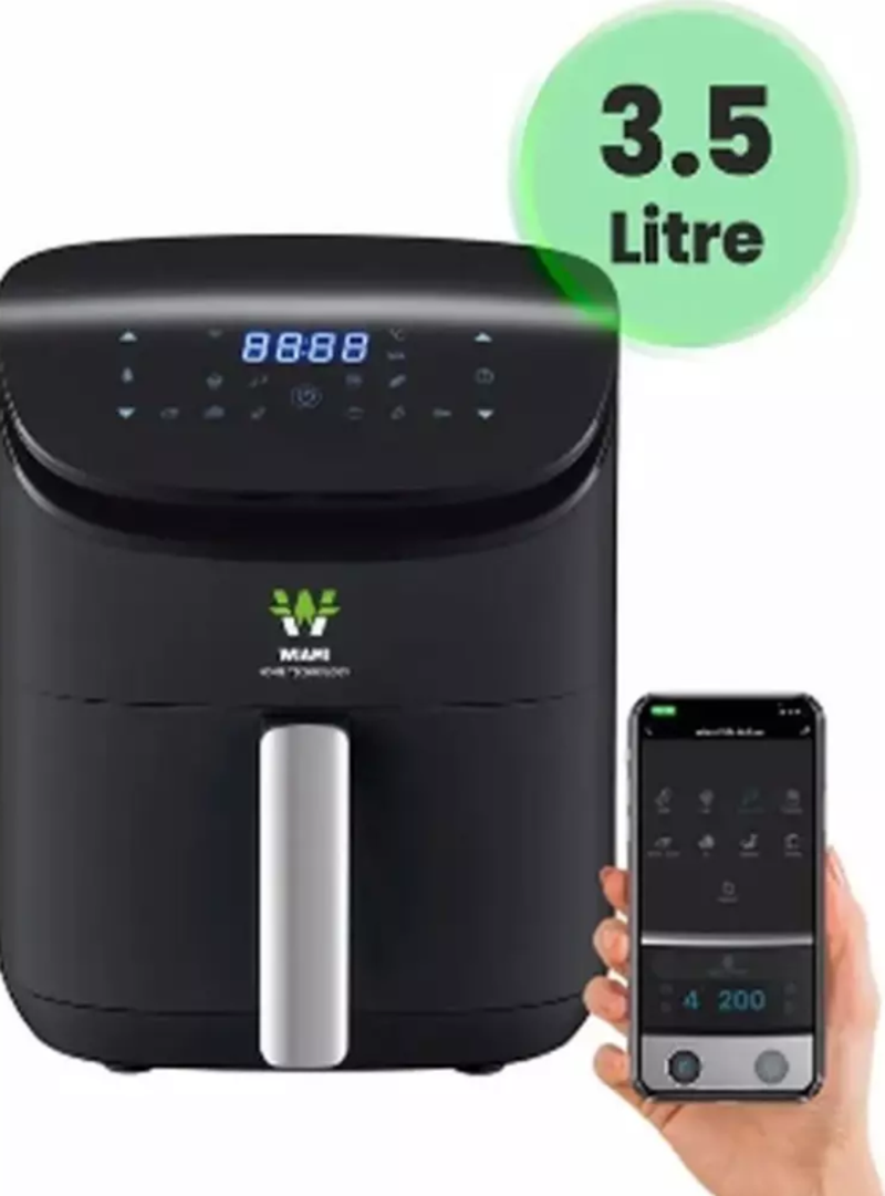 Airfryer 3.5 L Akıllı Yağsız Hava Fritözü Siyah(GENPA GARANTİLİ)