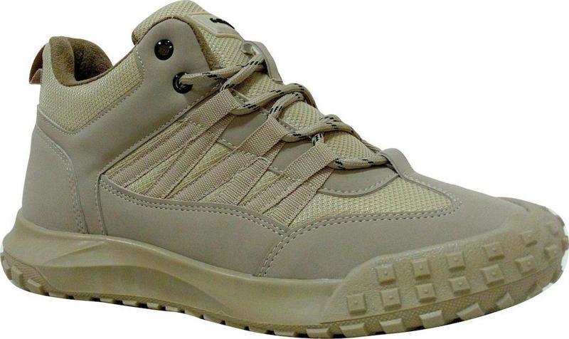 Bej Krem Bağcıklı Boğazlı Sneaker Spor Ayakkabı