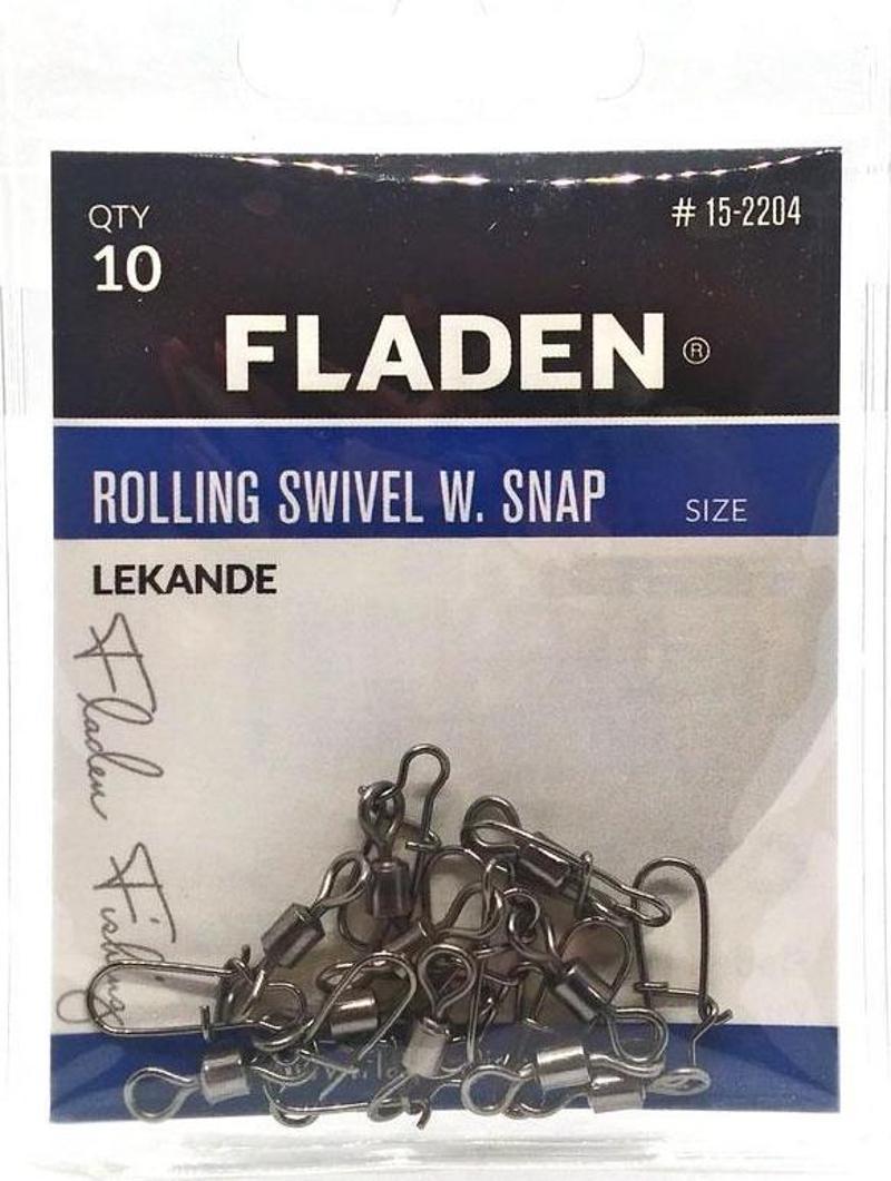 Lekande Rolling Swivel W.Snap Klipsli Fırdöndü NO:3/0