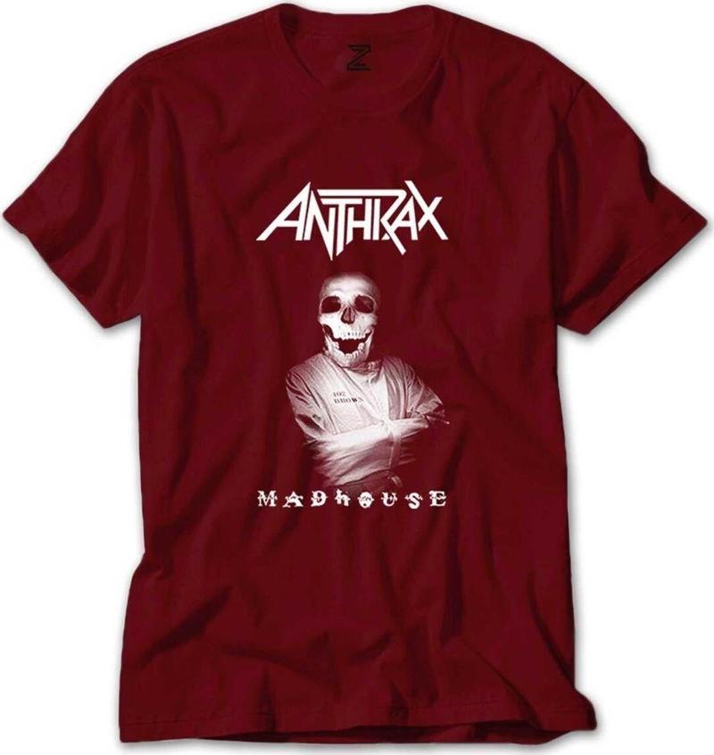 Anthrax Madhouse Kırmızı Tişört