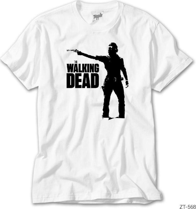 The Walking Dead Rick Grimes Beyaz Tişört 2Xl