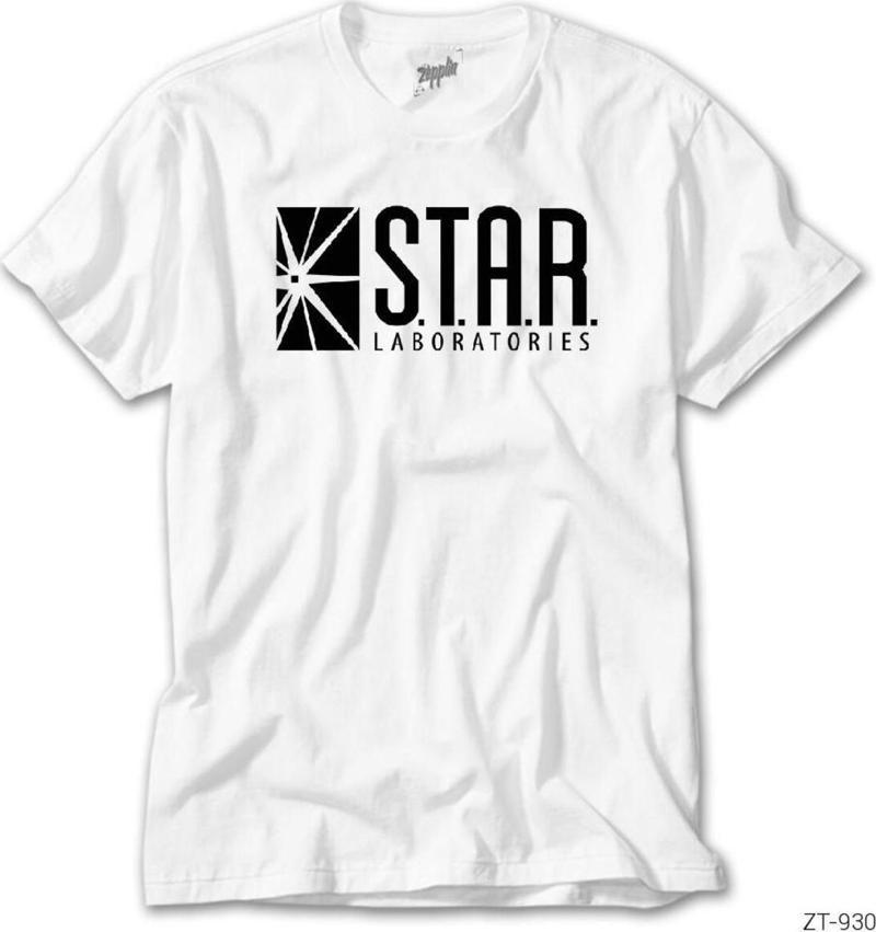 The Flash Star Lab Beyaz Tişört 3Xl