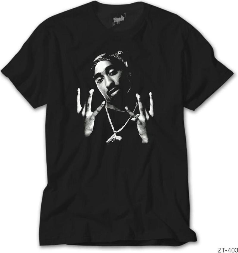 Tupac Shakur West Side Siyah Tişört S