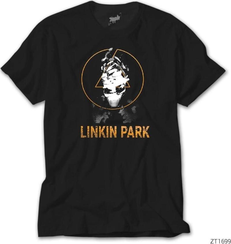 Linkin Park Yellow Logo Siyah Tişört