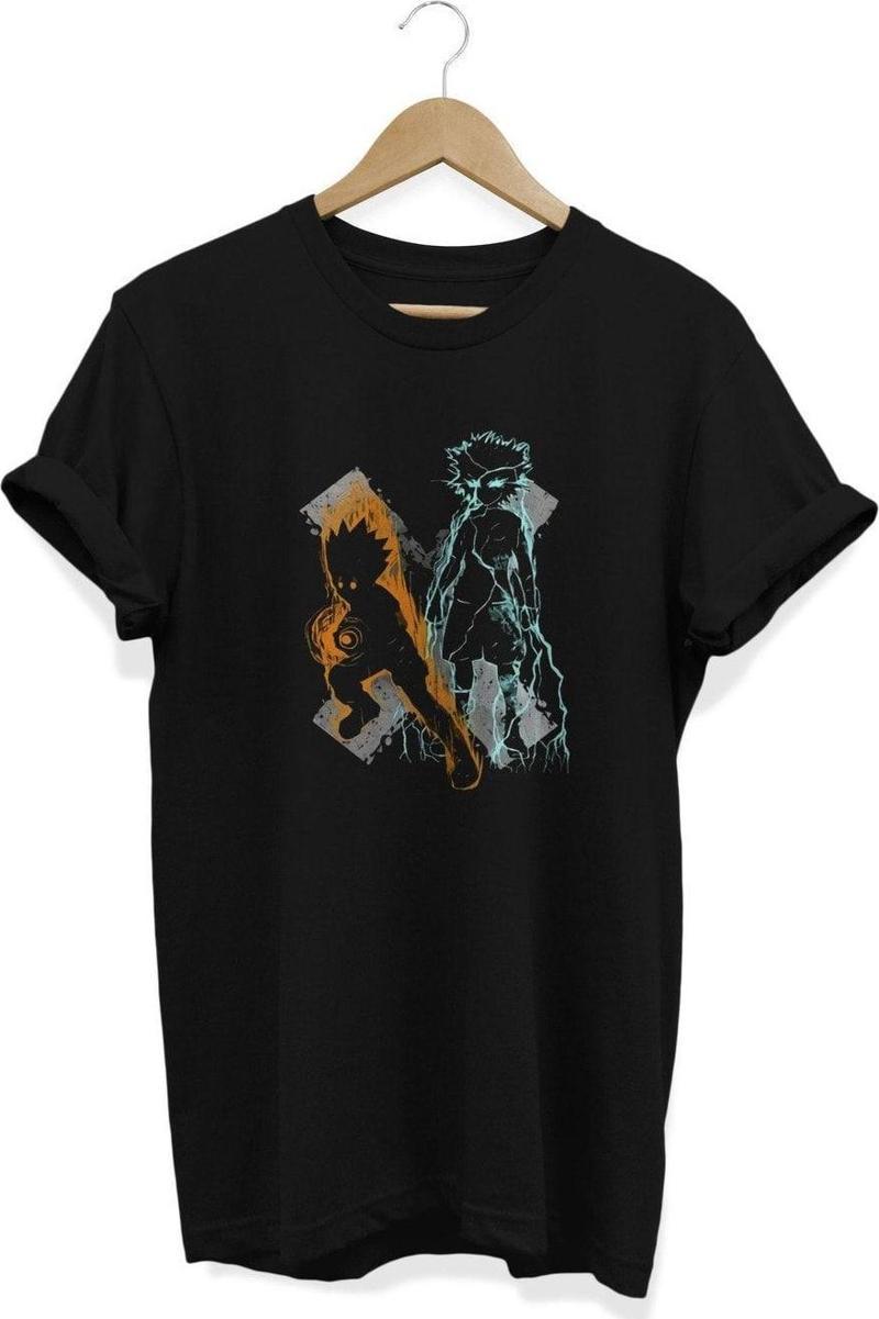 Hunter X Hunter Gon Killua Anime Baskılı %100 Pamuklu T-Shirt