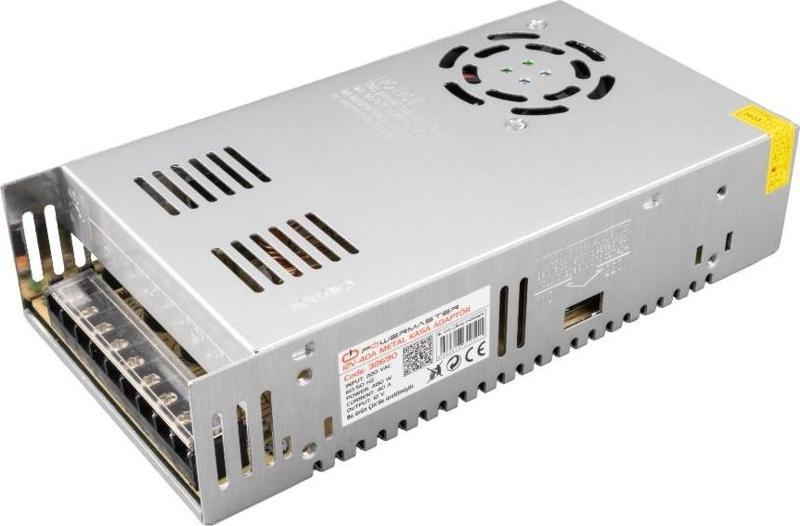Bs-1140a 12 Volt 40 Amper 480 Watt Metal Kasa Adaptör Şerit Led Adaptörü