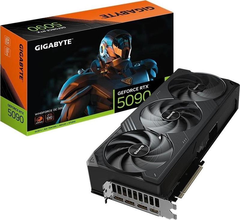 GeForce RTX 5090 Windforce OC 32GB DLSS 4 512 Bit GDDR7 Ekran Kartı