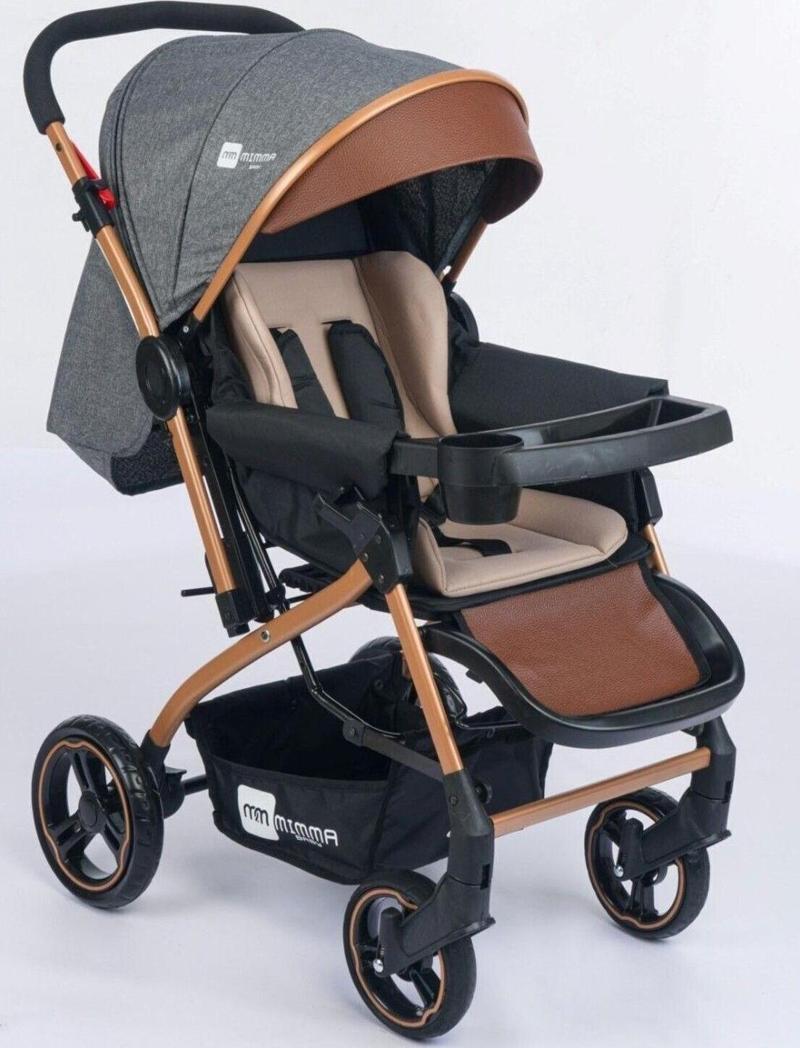 Mb-150 Life Plus Gold Gri Çift Yönlü Bebek Arabası & Taşıma Puset
