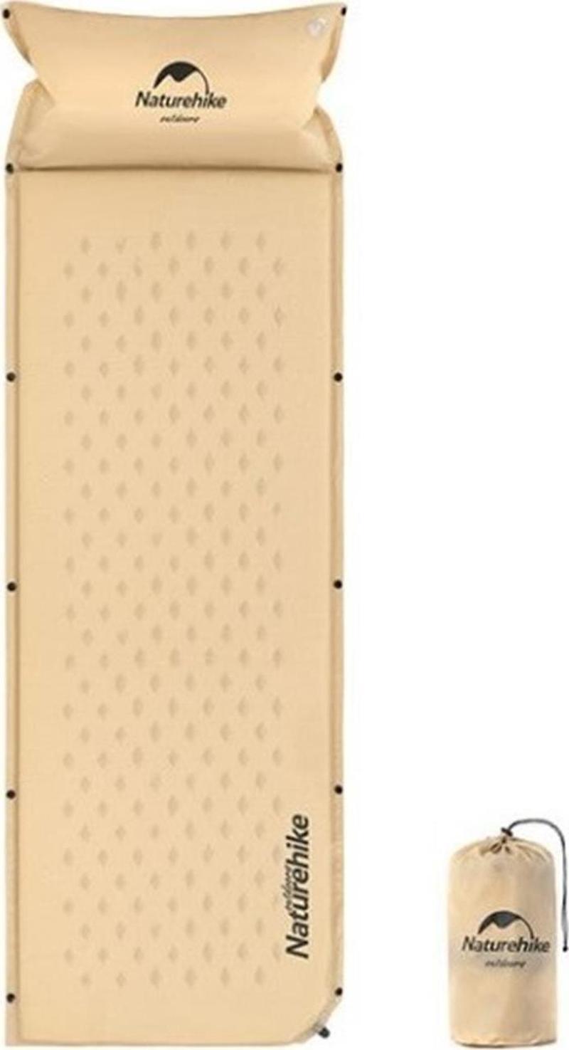 Ultralight Şişme Kamp Matı | 185*60*2.5 cm | SARI